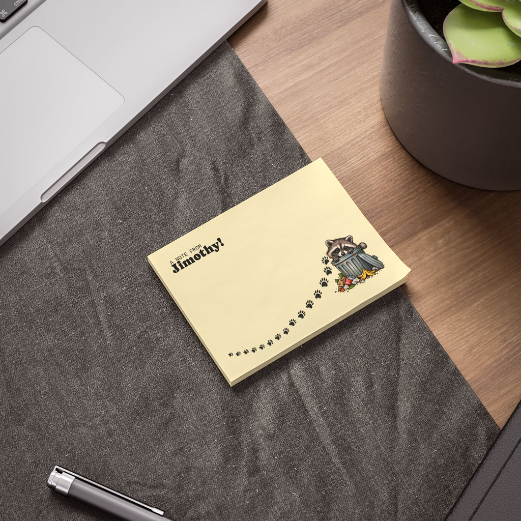 A Note From Jimothy Raccoon Post-it® Notes