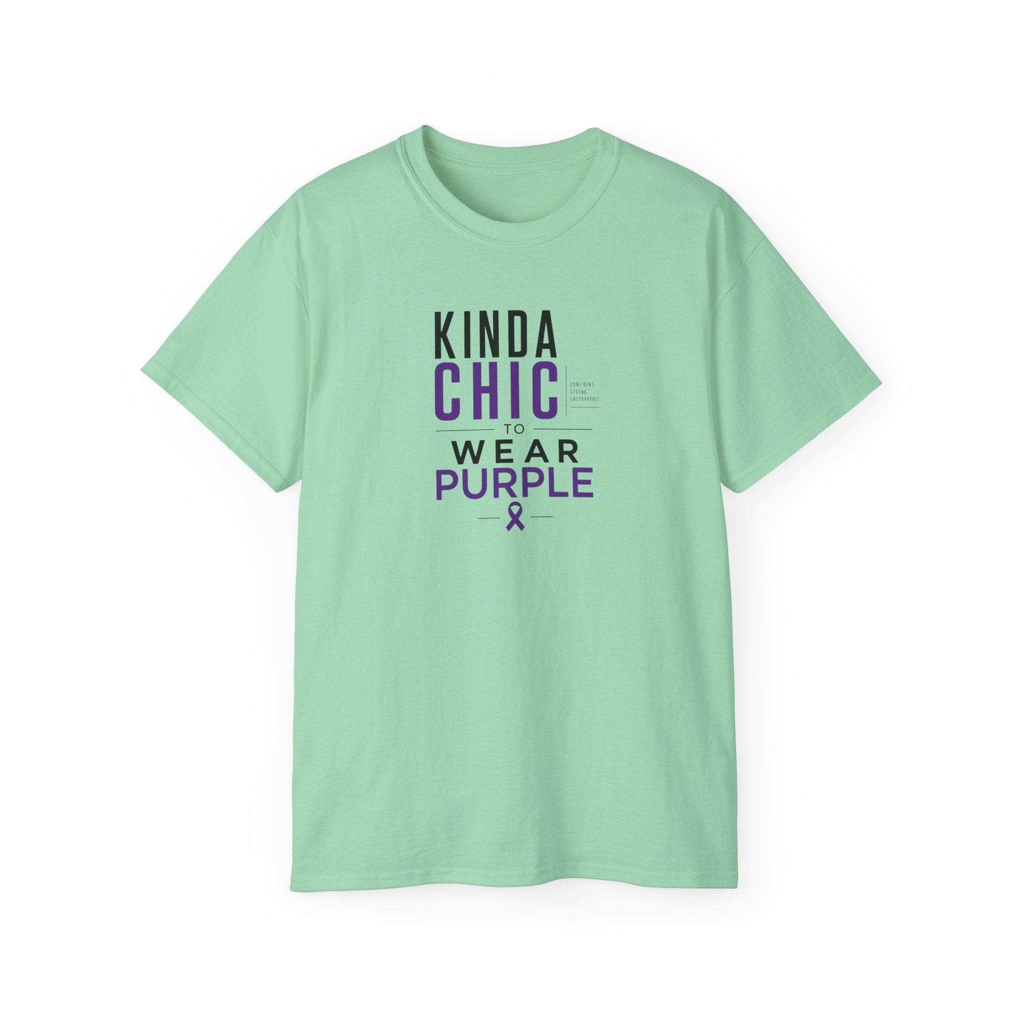 Kinda Chic to Wear Purple Epilepsy Awareness T-Shirt