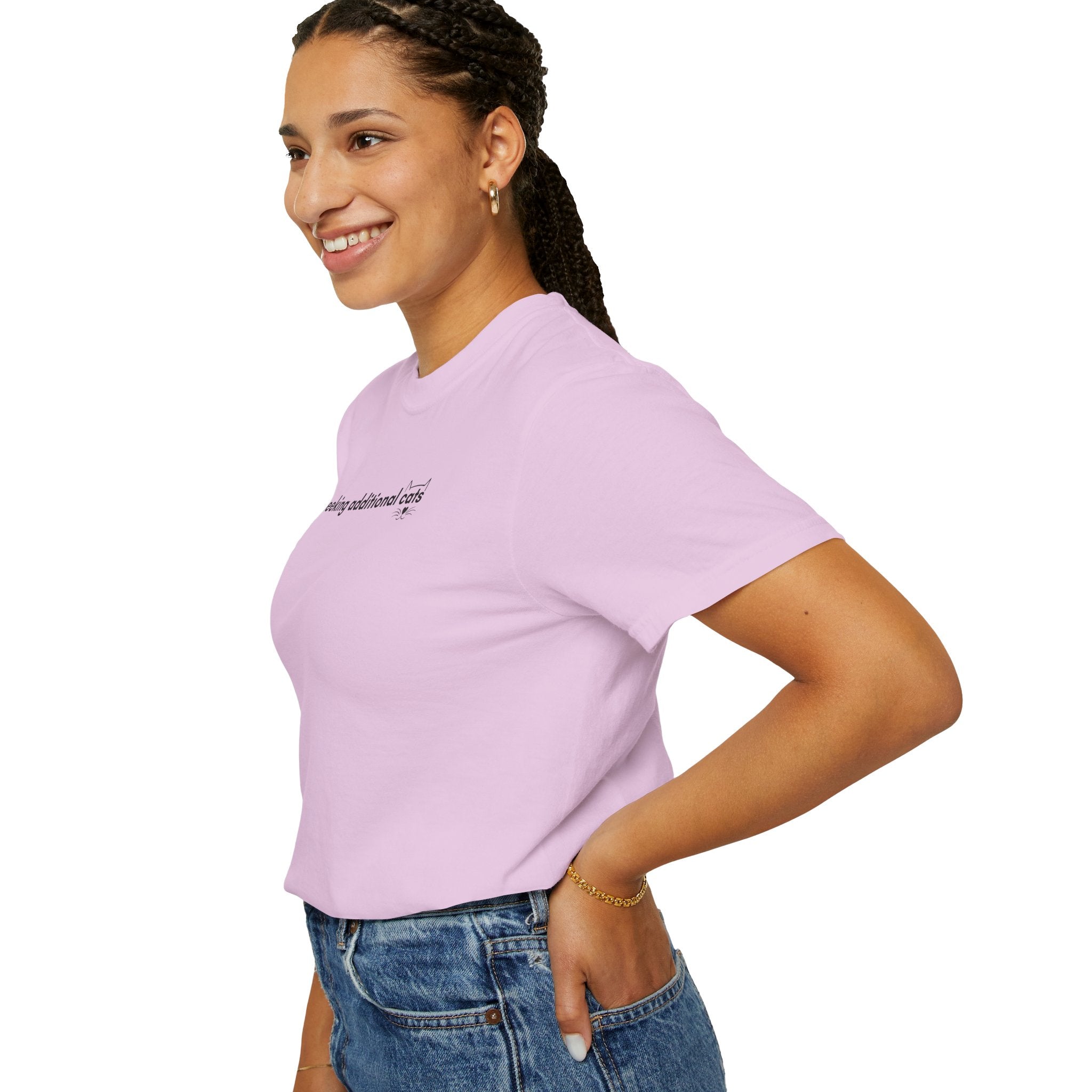 Seeking Additional Cats T-Shirt | Cat Lover Minimal Tee