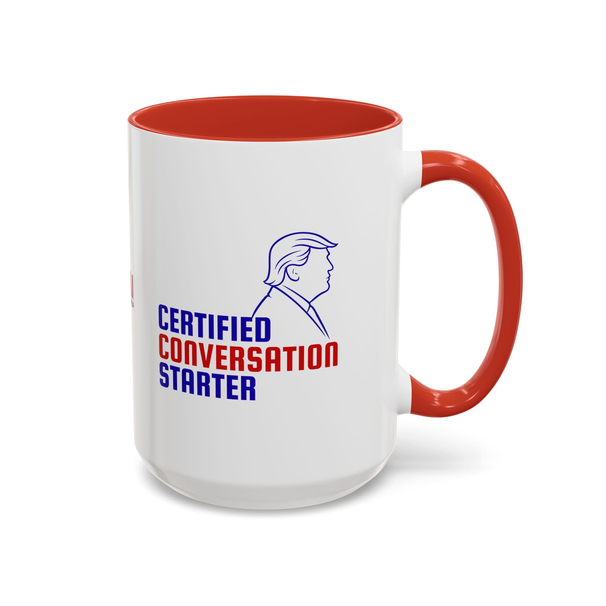 Certified Conversation Starter Mug | Political Parody Coffee Cup