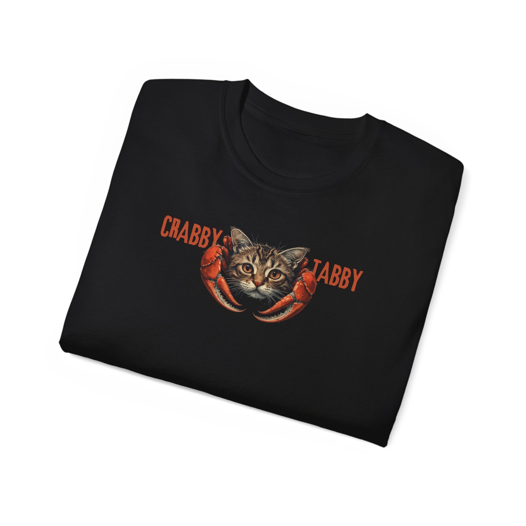 Crabby Tabby Cat Lover Unisex Tee