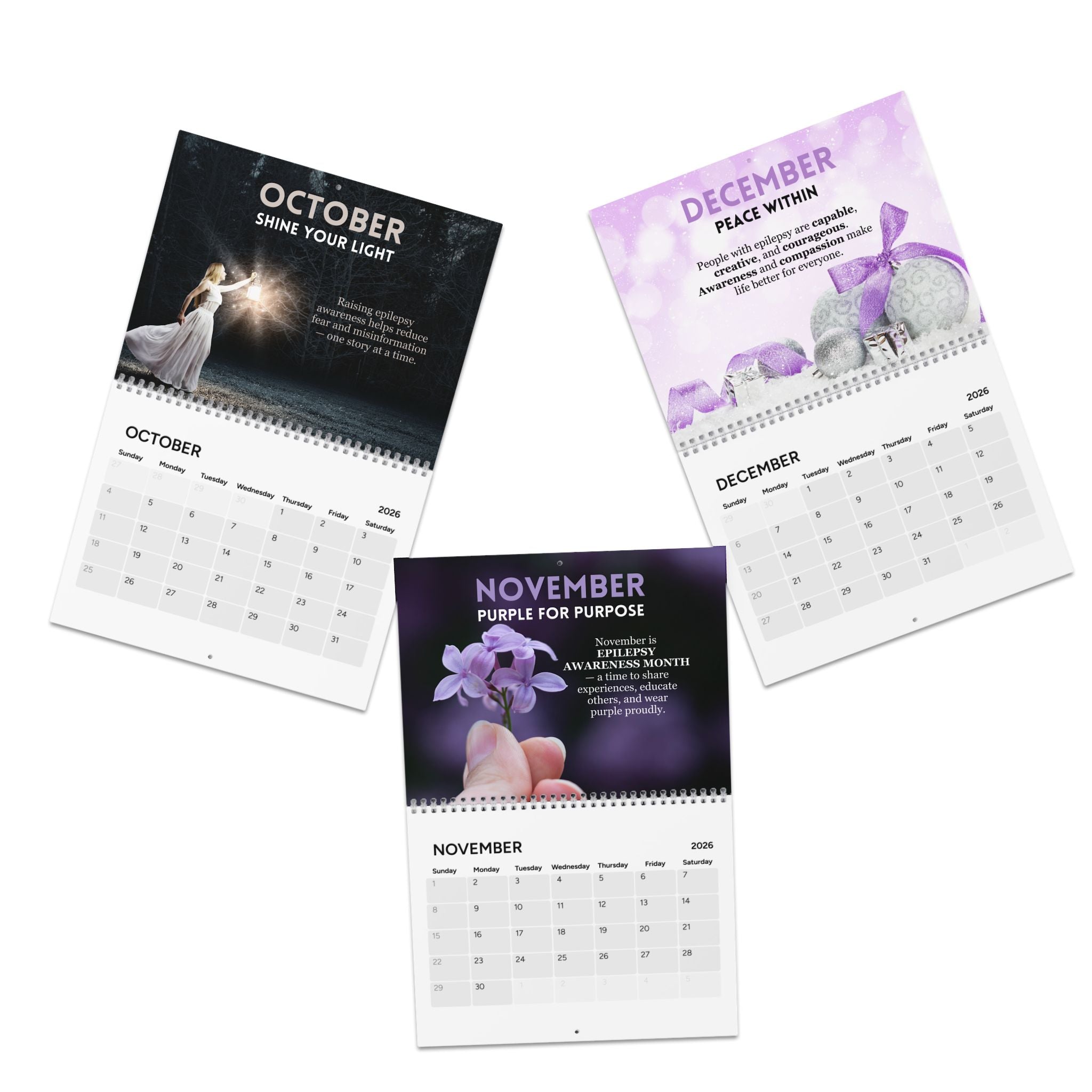 2026 Epilepsy Awareness Calendar - Seize the Moment