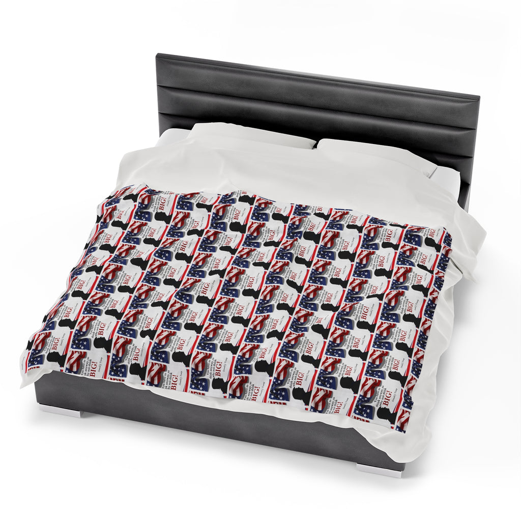 Trump: Think Big Velveteen Plush Blanket