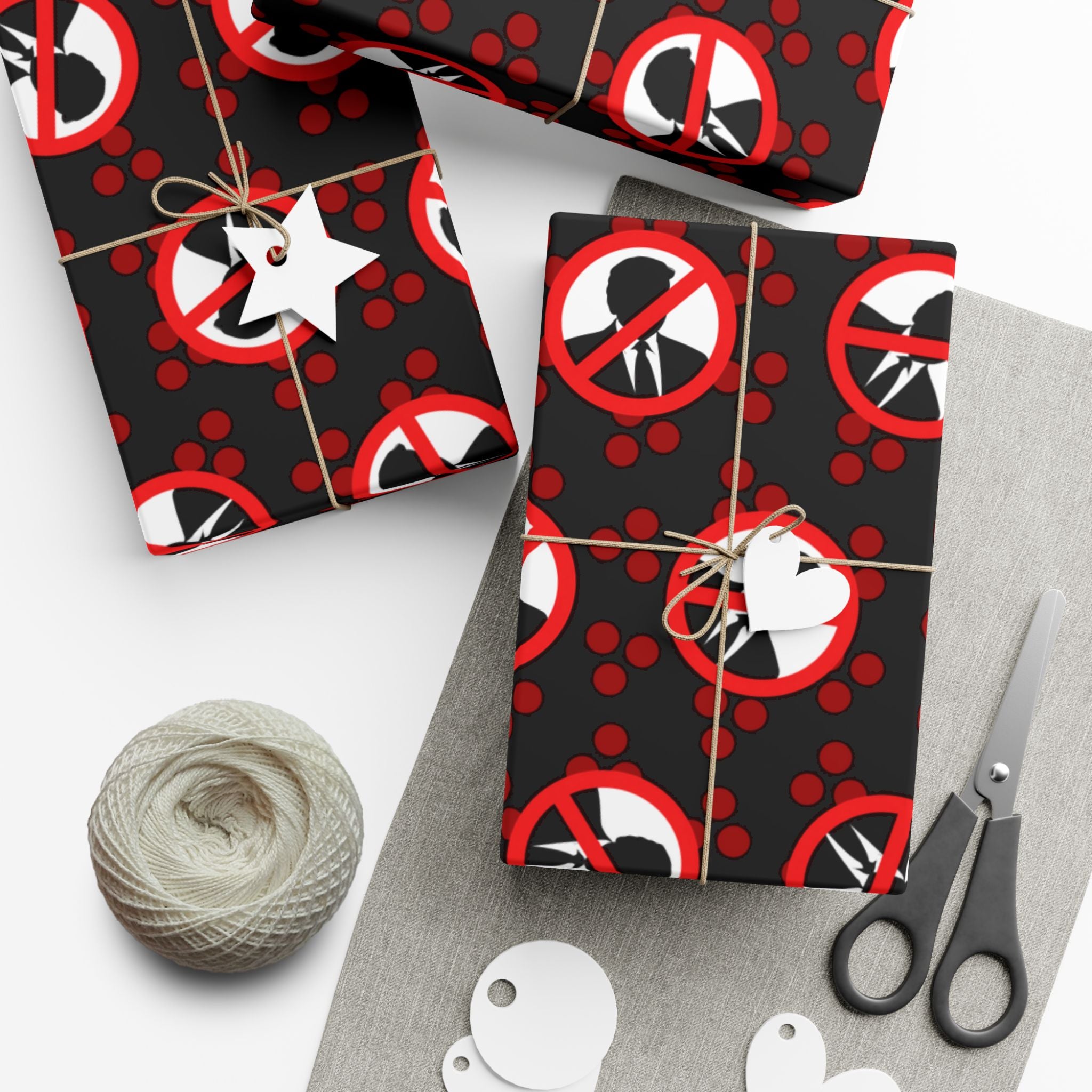 “Absolutely Not” Novelty Gift Wrap – Loud Opinions, Quiet Packaging