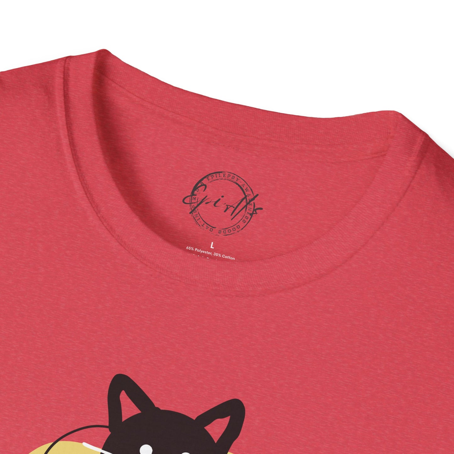 Playful Cat Graphic T-Shirt – Unisex Softstyle Tee for Cat Lovers