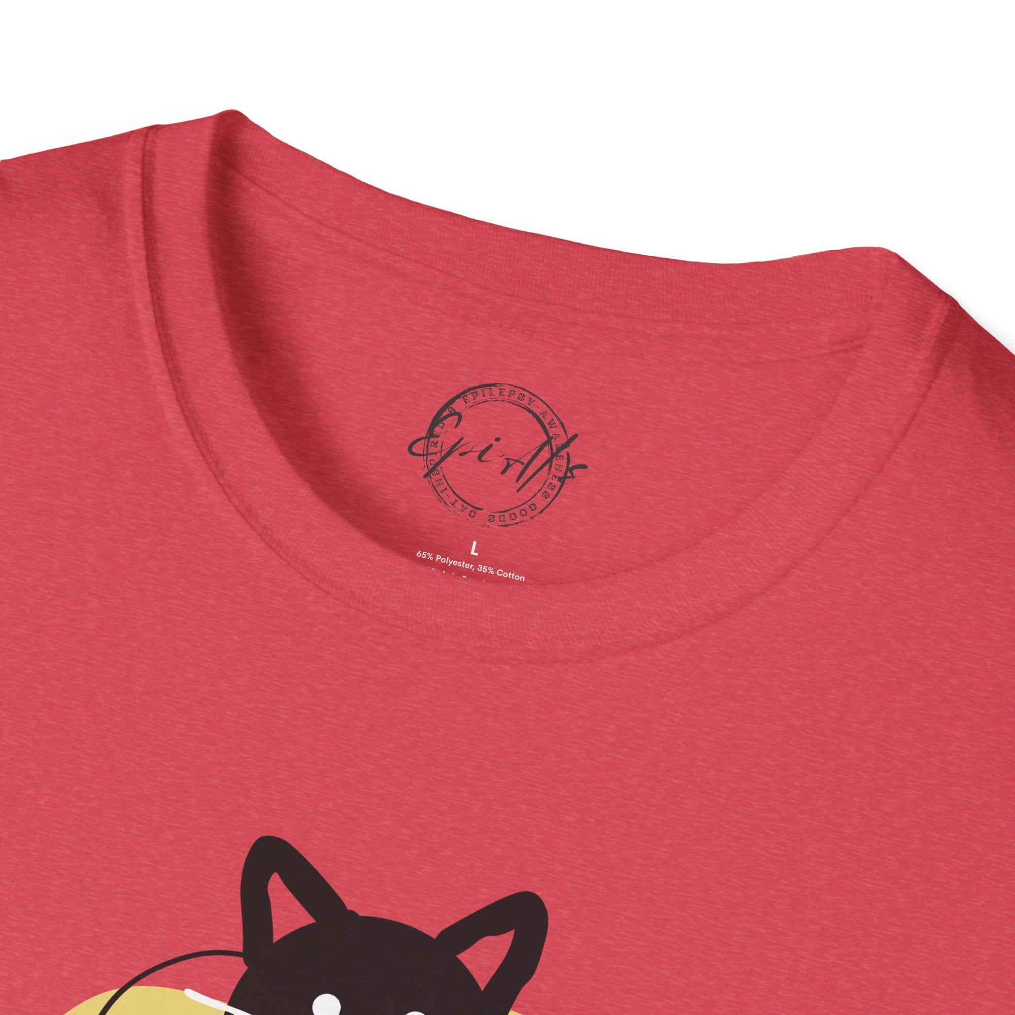 Playful Cat Graphic T-Shirt – Unisex Softstyle Tee for Cat Lovers