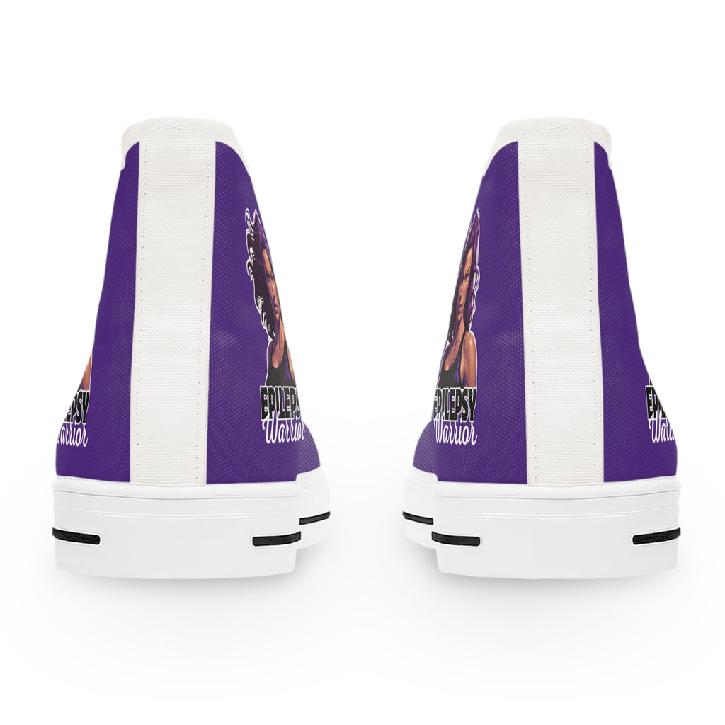 Chic Epilepsy Warrior Women's High Top Sneakers