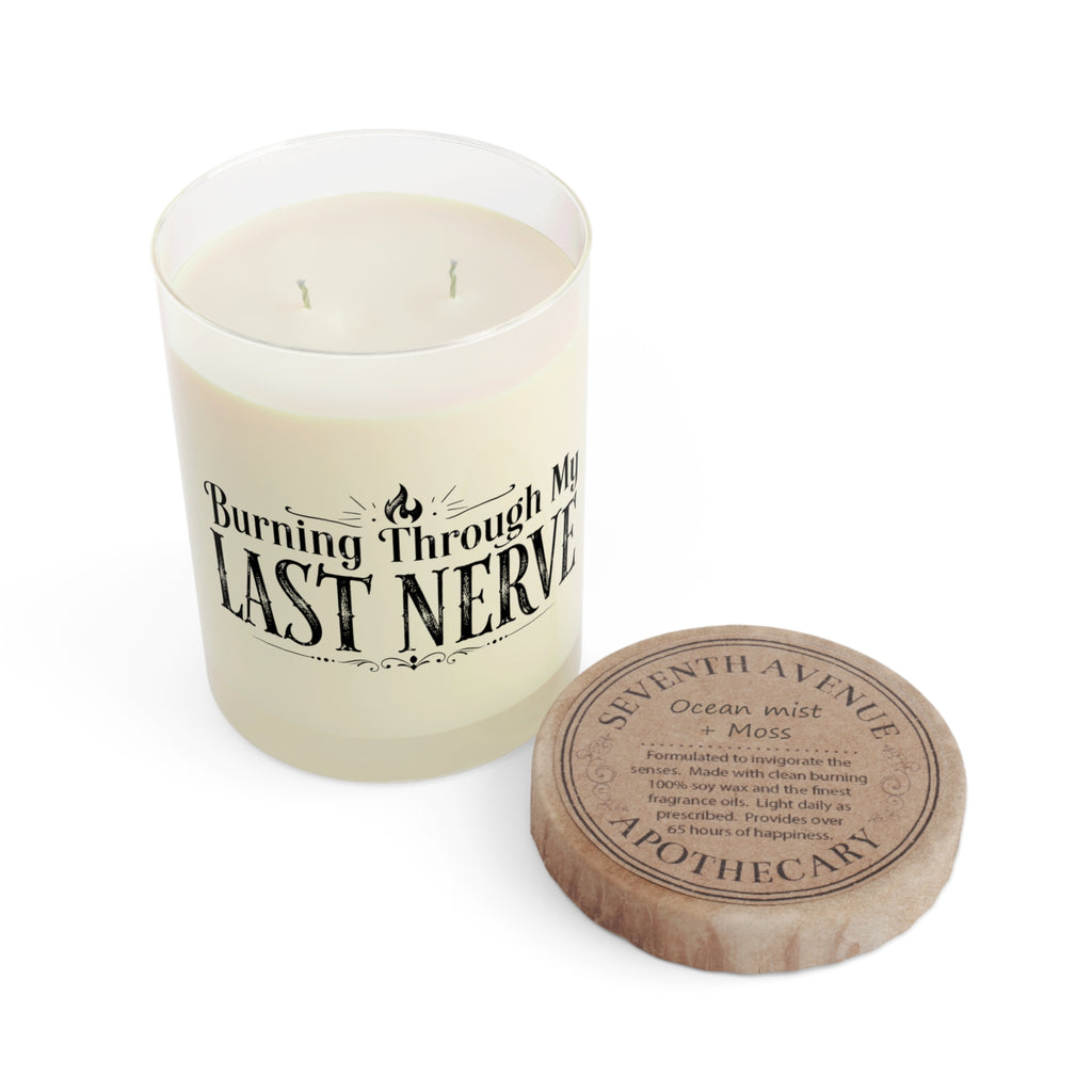 “Burning Through My Last Nerve” Funny Soy Candle, 11oz