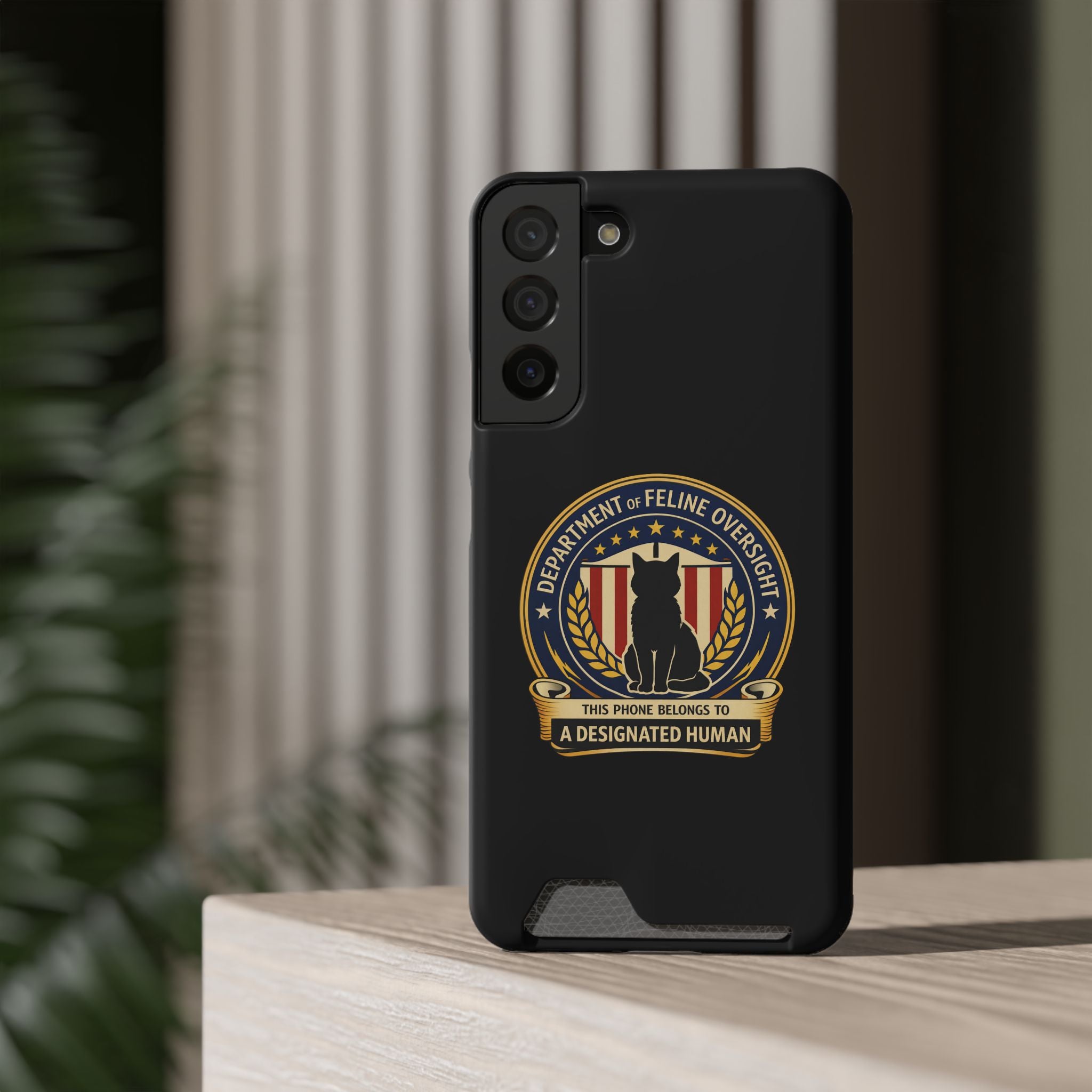 Department of Feline Oversight MagSafe iPhone Case — Designated Human Edition