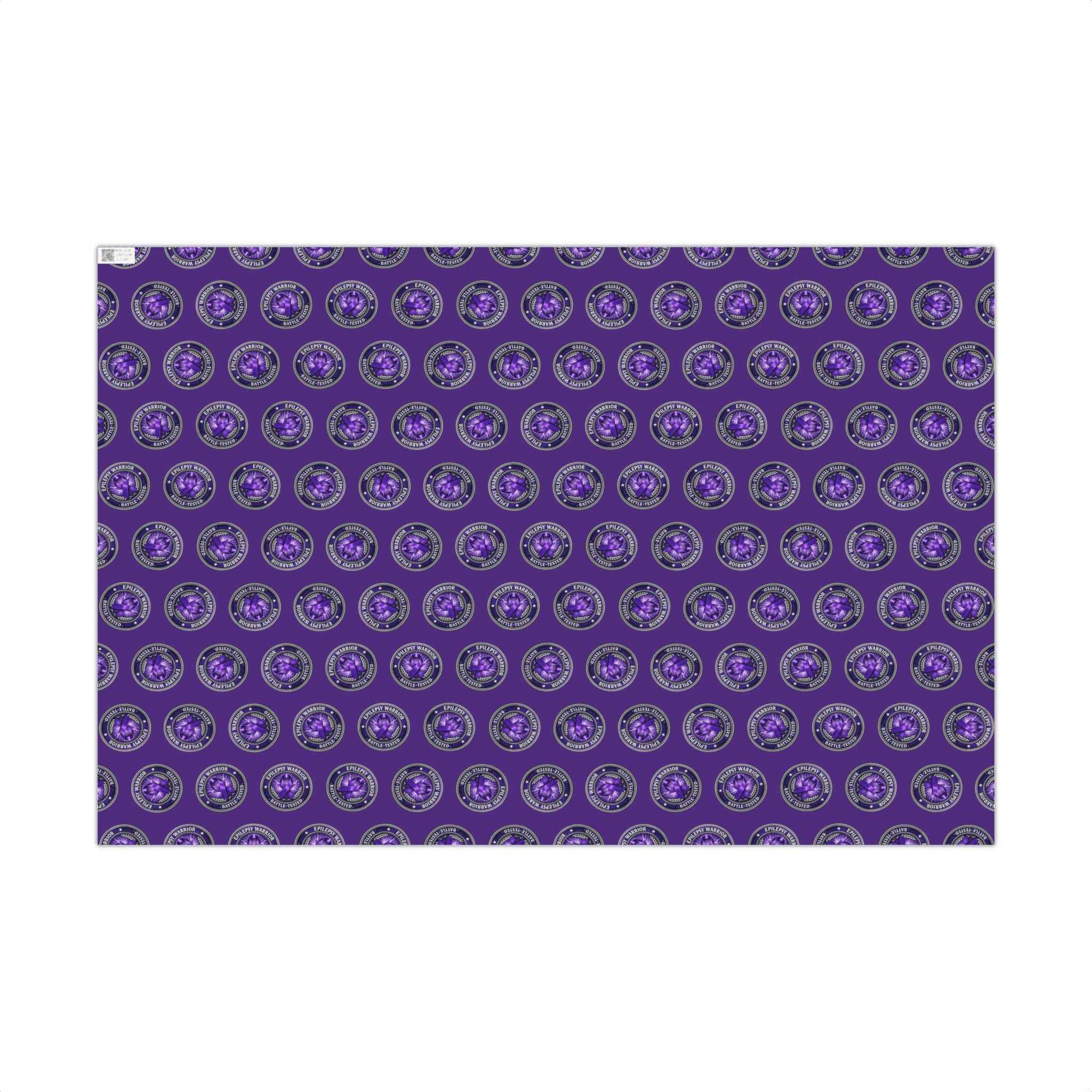 Epilepsy Warrior Gift Wrap | Purple Awareness All-Occasion Wrapping Paper