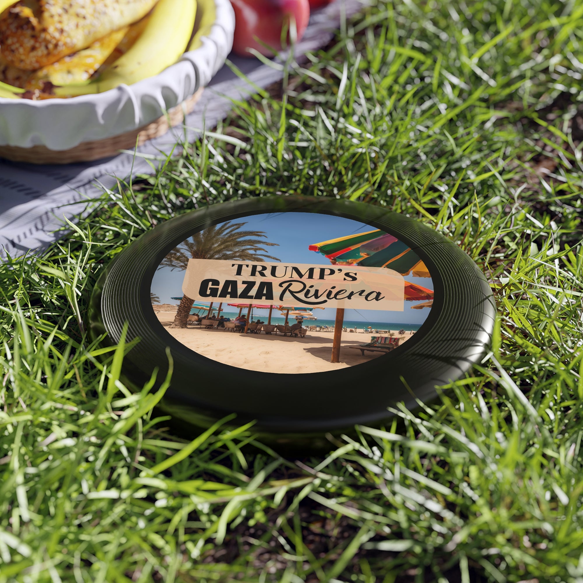 Trump's Gaza Riviera Wham-O Frisbee