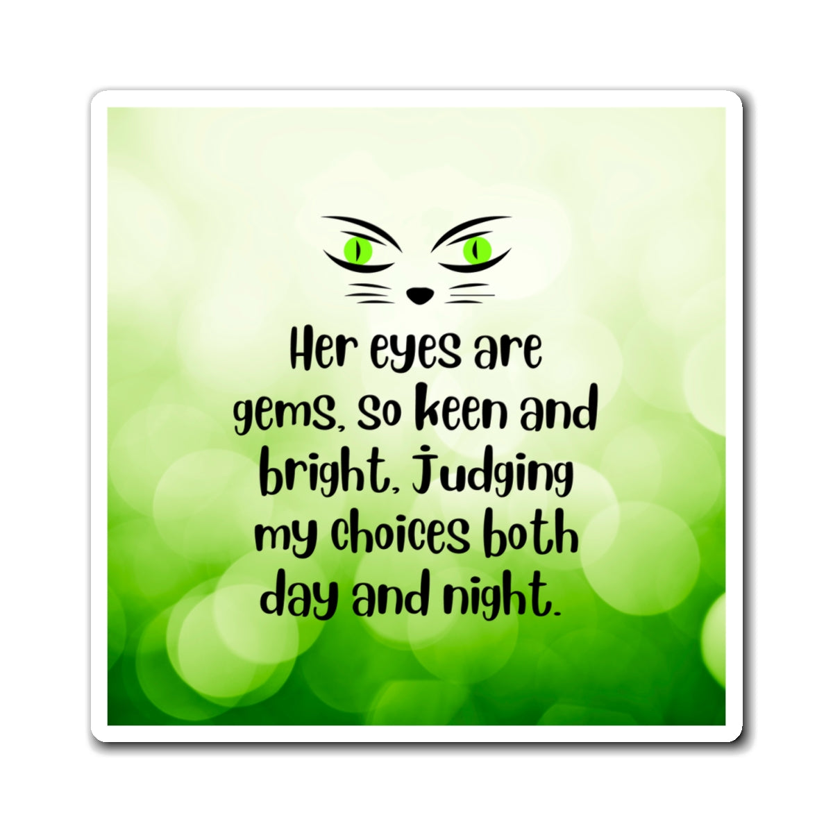 Photo depicting the ​Judging Eyes Magnets from EpiAl's Shop.