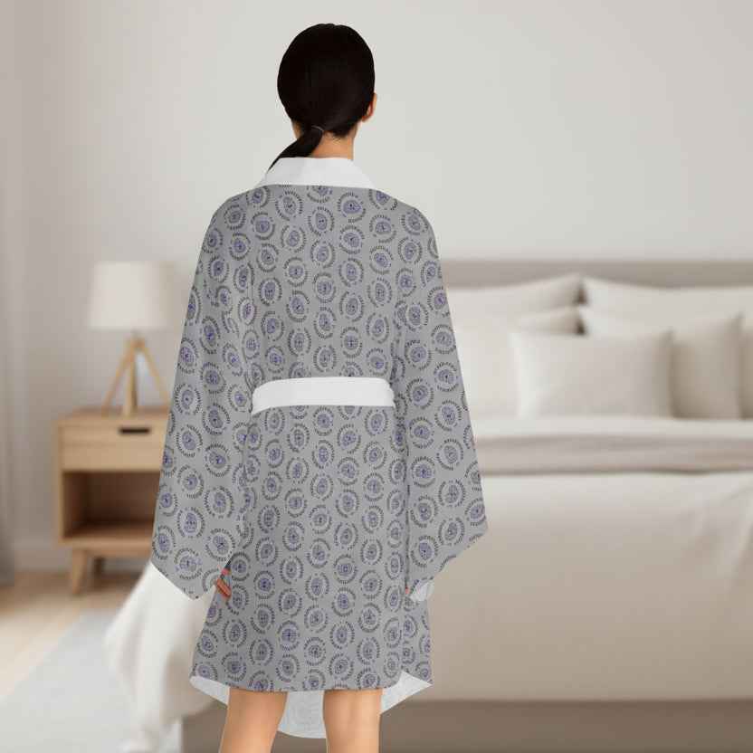 Stable Instability Epilepsy Awareness Kimono Robe – Lightweight Lounge Robe