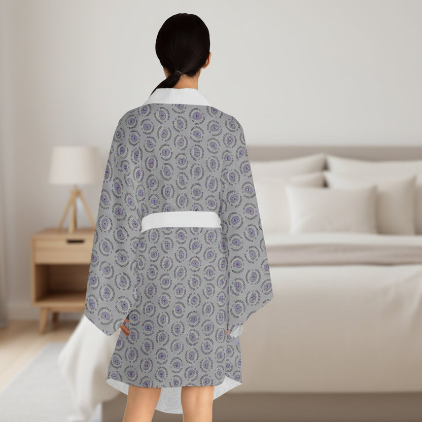 Stable Instability Epilepsy Awareness Kimono Robe – Lightweight Lounge Robe