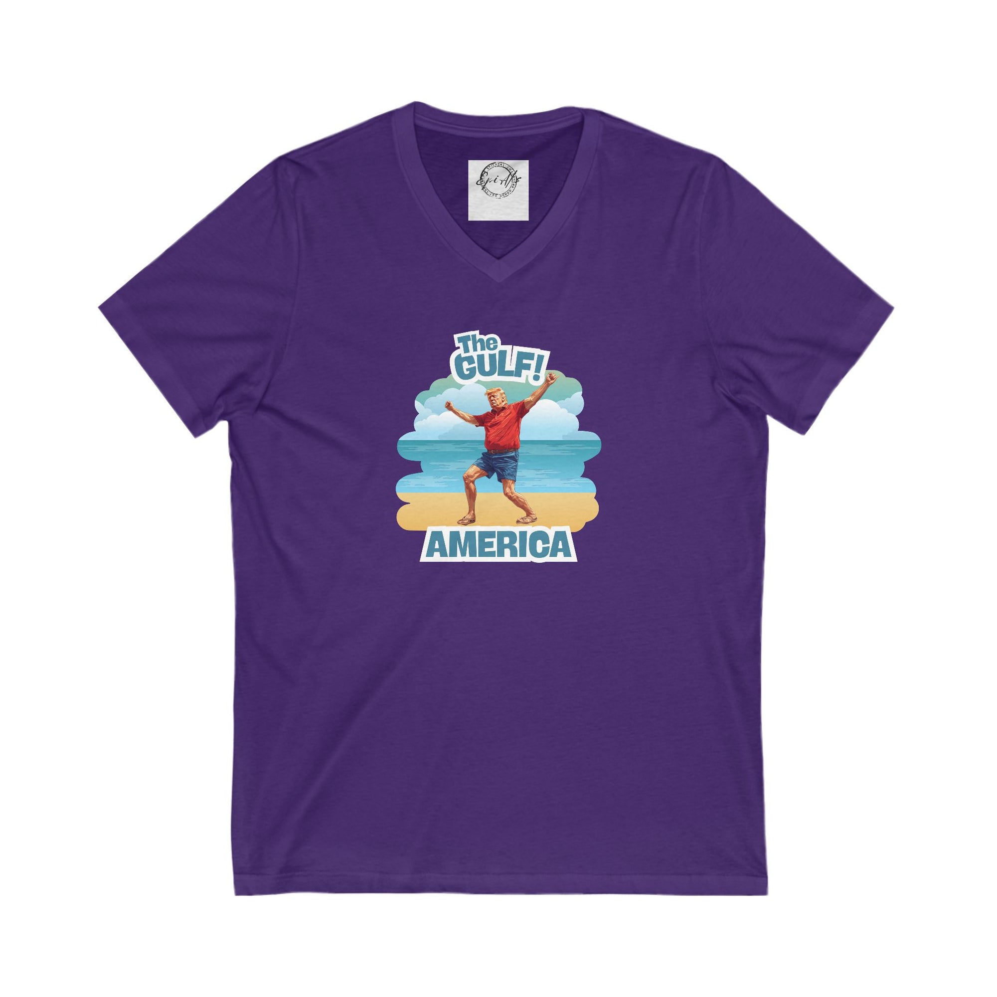 Gulf America V-Neck Tee