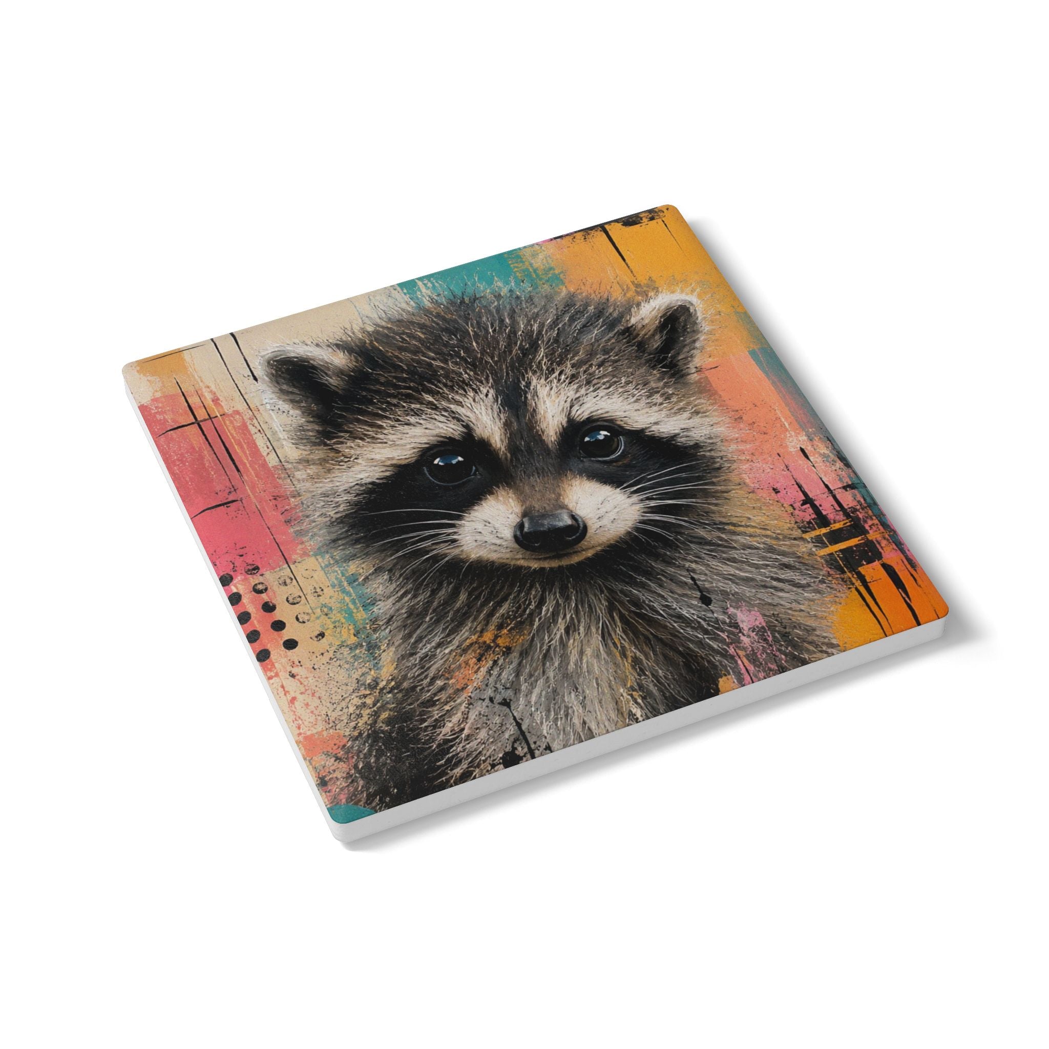 Jimothy Raccoon Ceramic Coaster