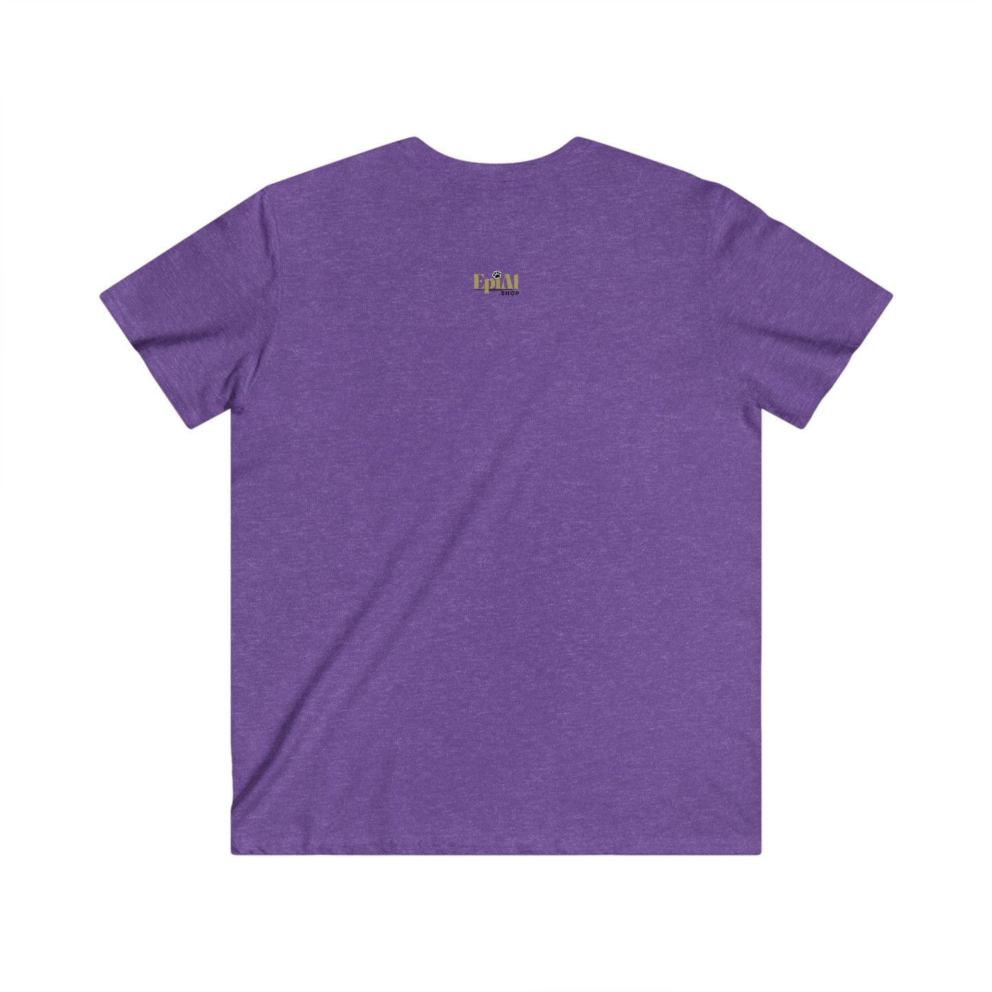 Epilepsy Awareness V-Neck Tee - Support Your Warrior Wife