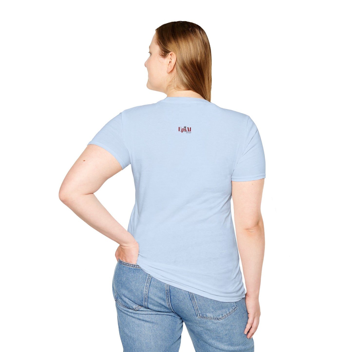 Playful Cat Graphic T-Shirt – Unisex Softstyle Tee for Cat Lovers