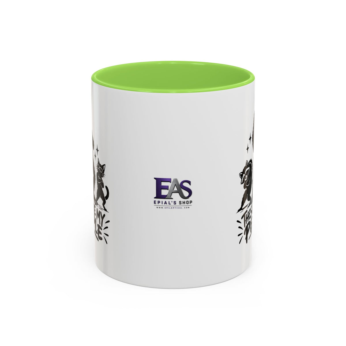These Are My People Bigfoot, Raccoon & Cat Accent Coffee Mug | 11oz & 15oz