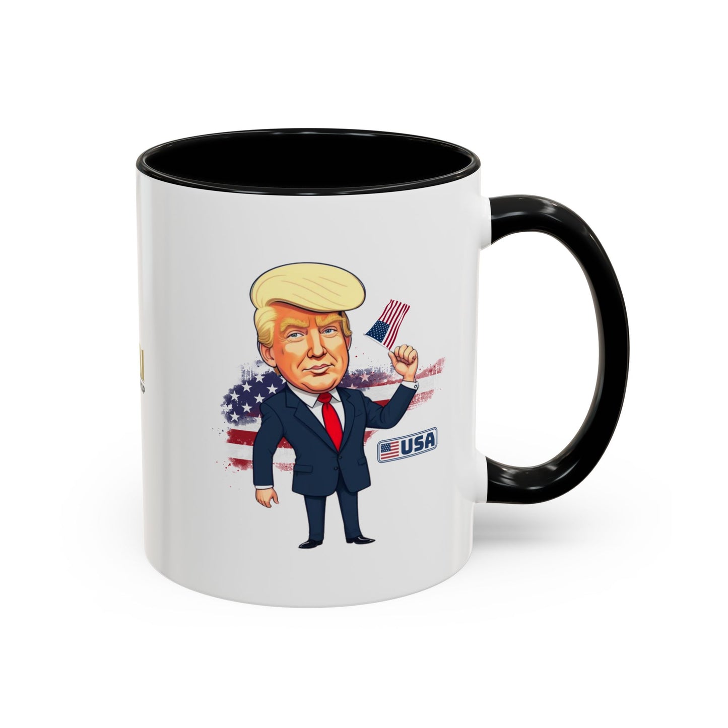 Flag Waving Trump USA Coffee Mug
