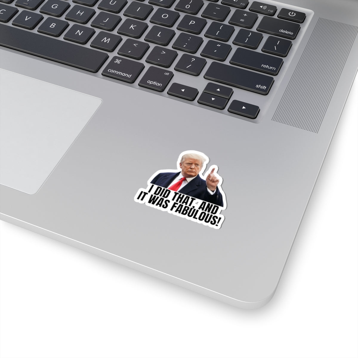 I Did That Kiss-Cut Stickers | Humor & Political Fun