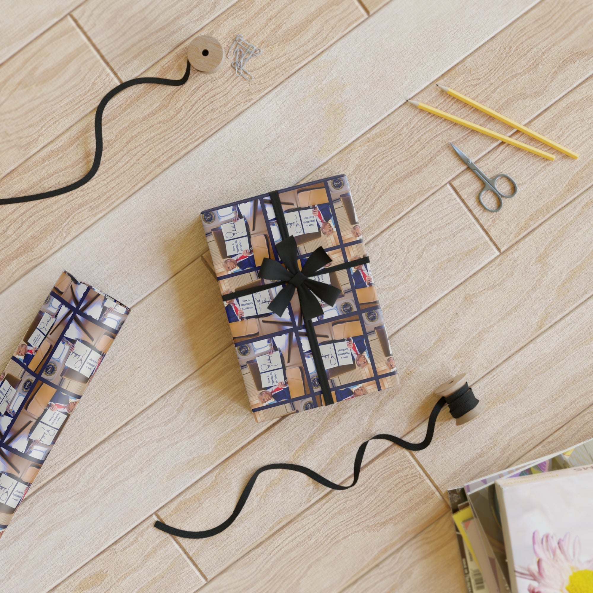 Trump Birthday Gift Wrapping Paper Roll - EpiAl's Shop