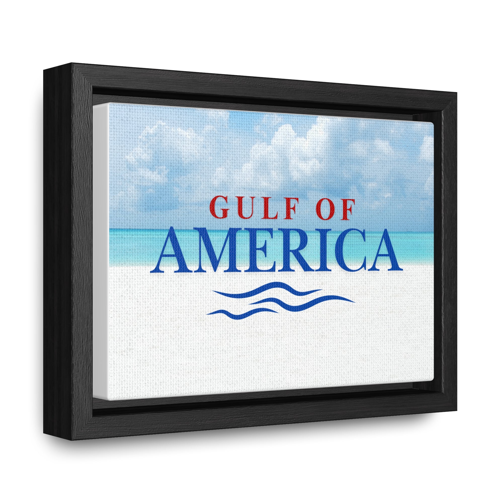 American Gulf Canvas Wrap - Coastal Wall Art for Beach Lovers
