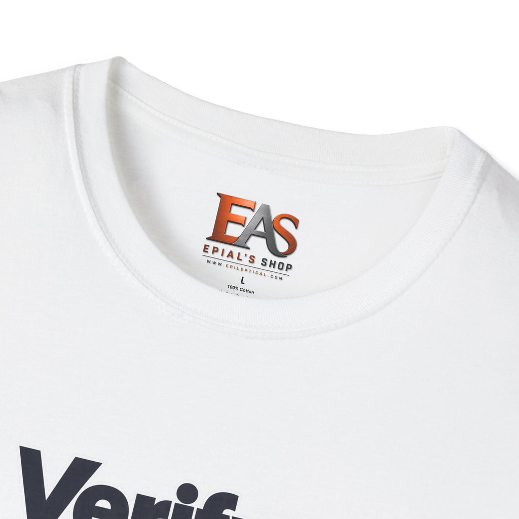 Verify Before Sharing T-Shirt | Critical Thinking & Media Literacy Graphic Tee