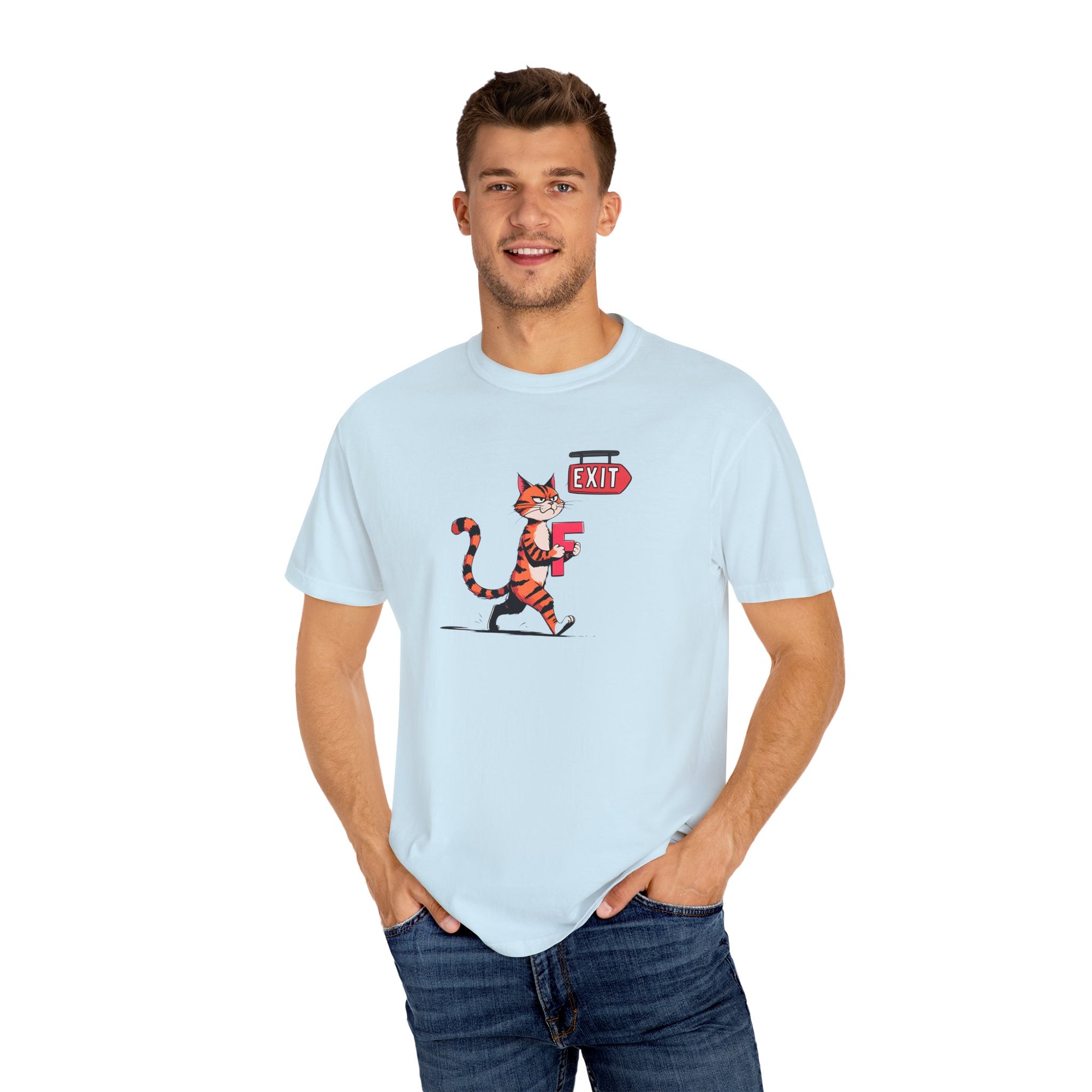 Getting the F Outta Here Unisex Garment-Dyed T-shirt