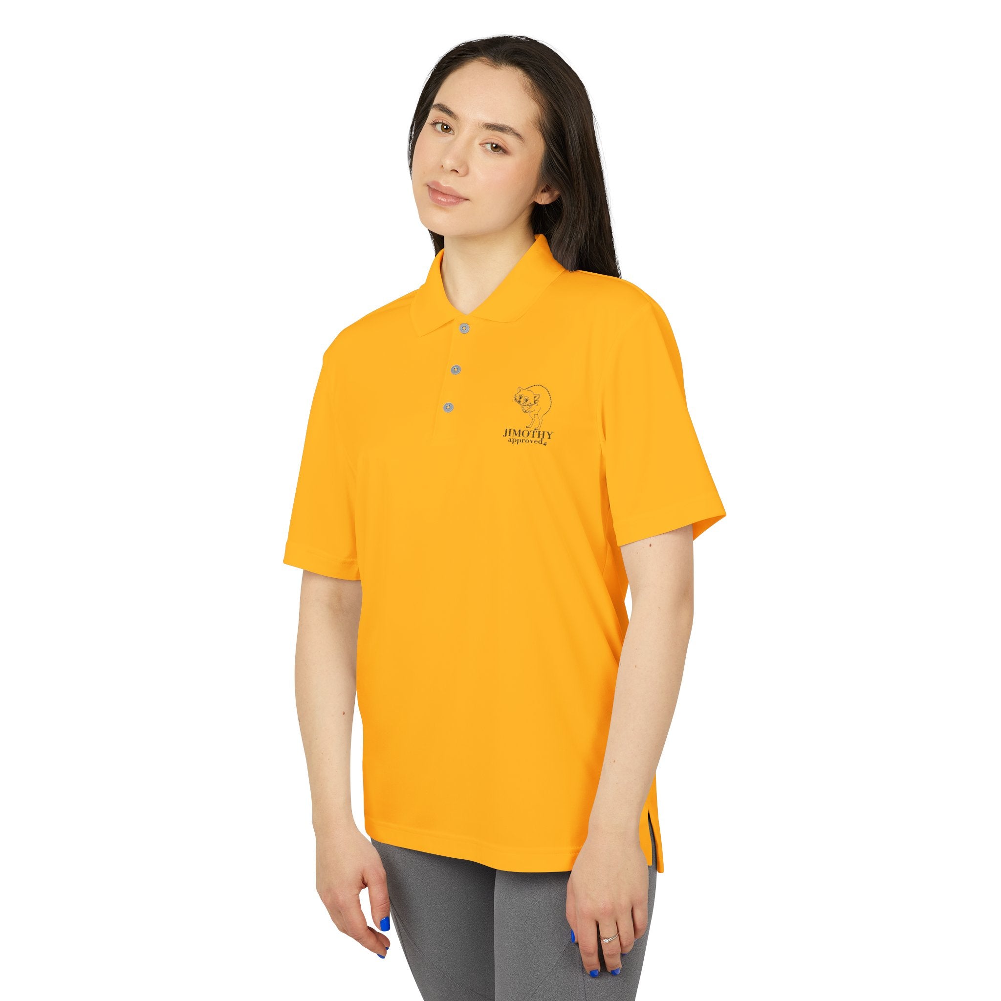 Jimothy Approved Performance Polo | Embroidered Funny Raccoon Golf Shirt
