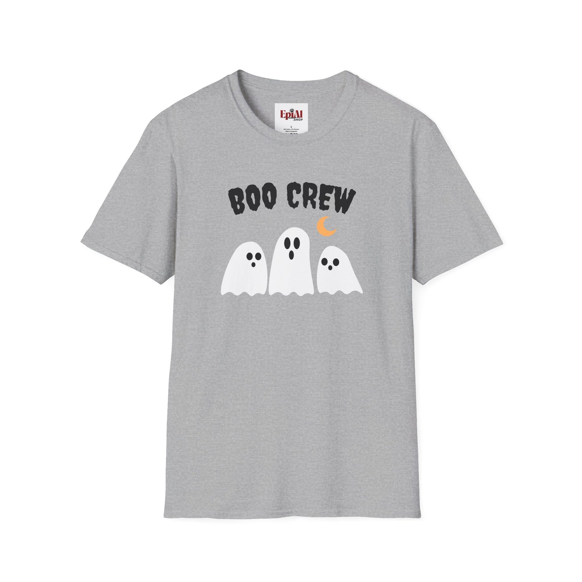 Halloween Boo Crew Unisex T-Shirt, Spooky Apparel, Ghost Lovers, Halloween Costume, Fall Fashion