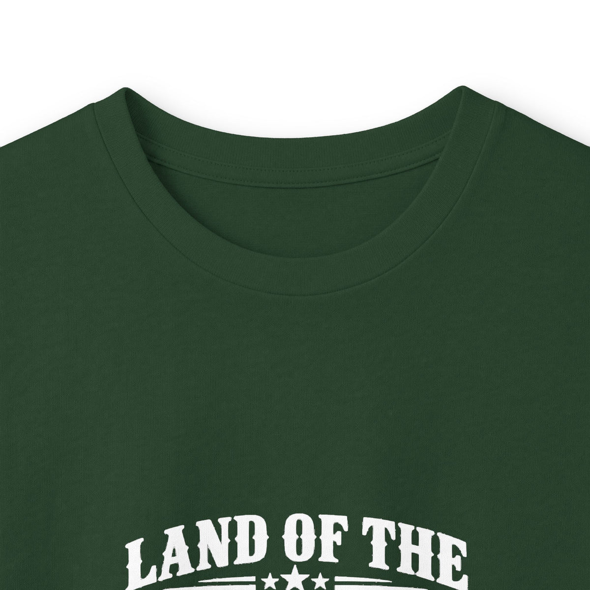 Land of the Free Long Sleeve T-Shirt | Vintage Patriotic American Freedom Tee