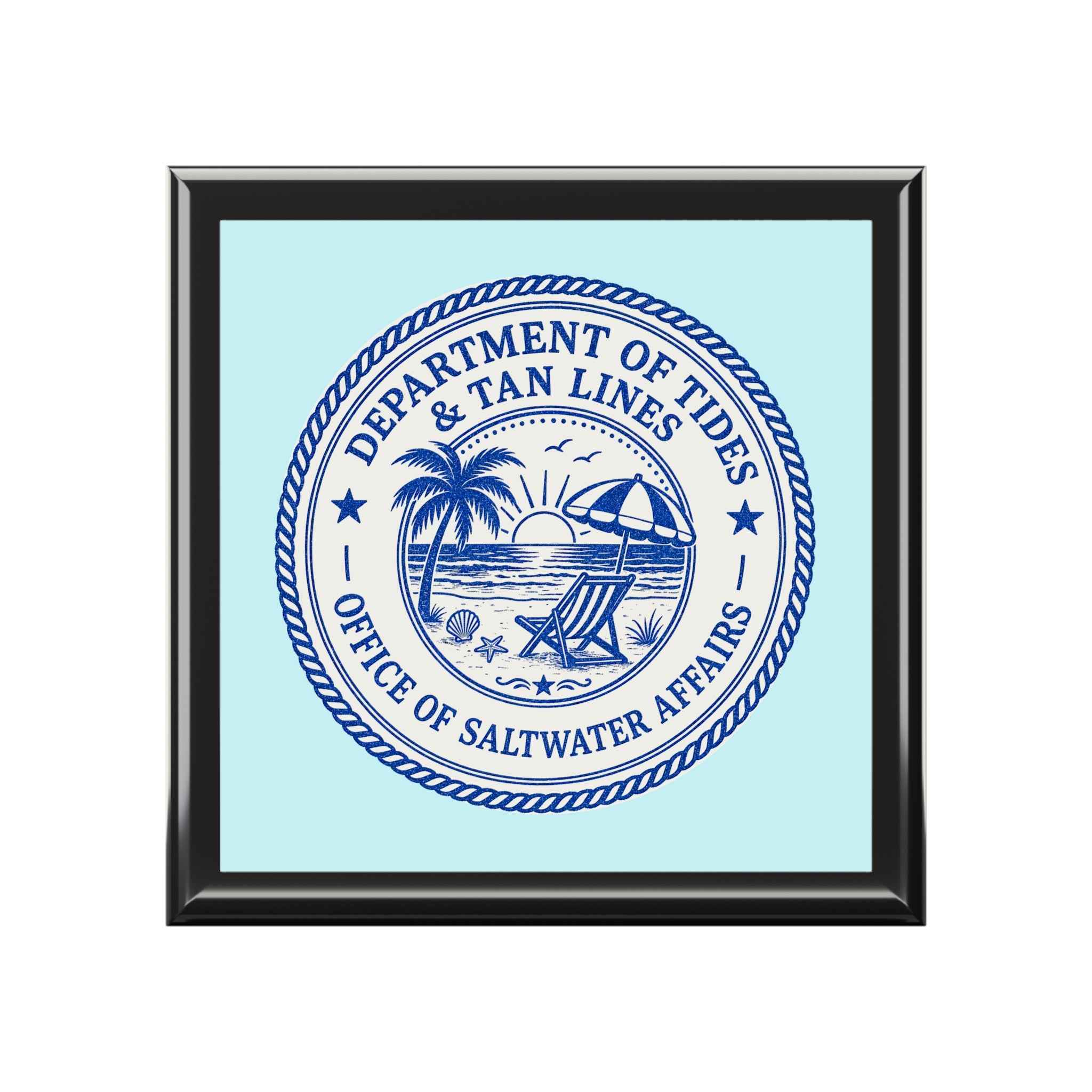 Department of Tides Jewelry Box – Officially Approved Treasure Storage