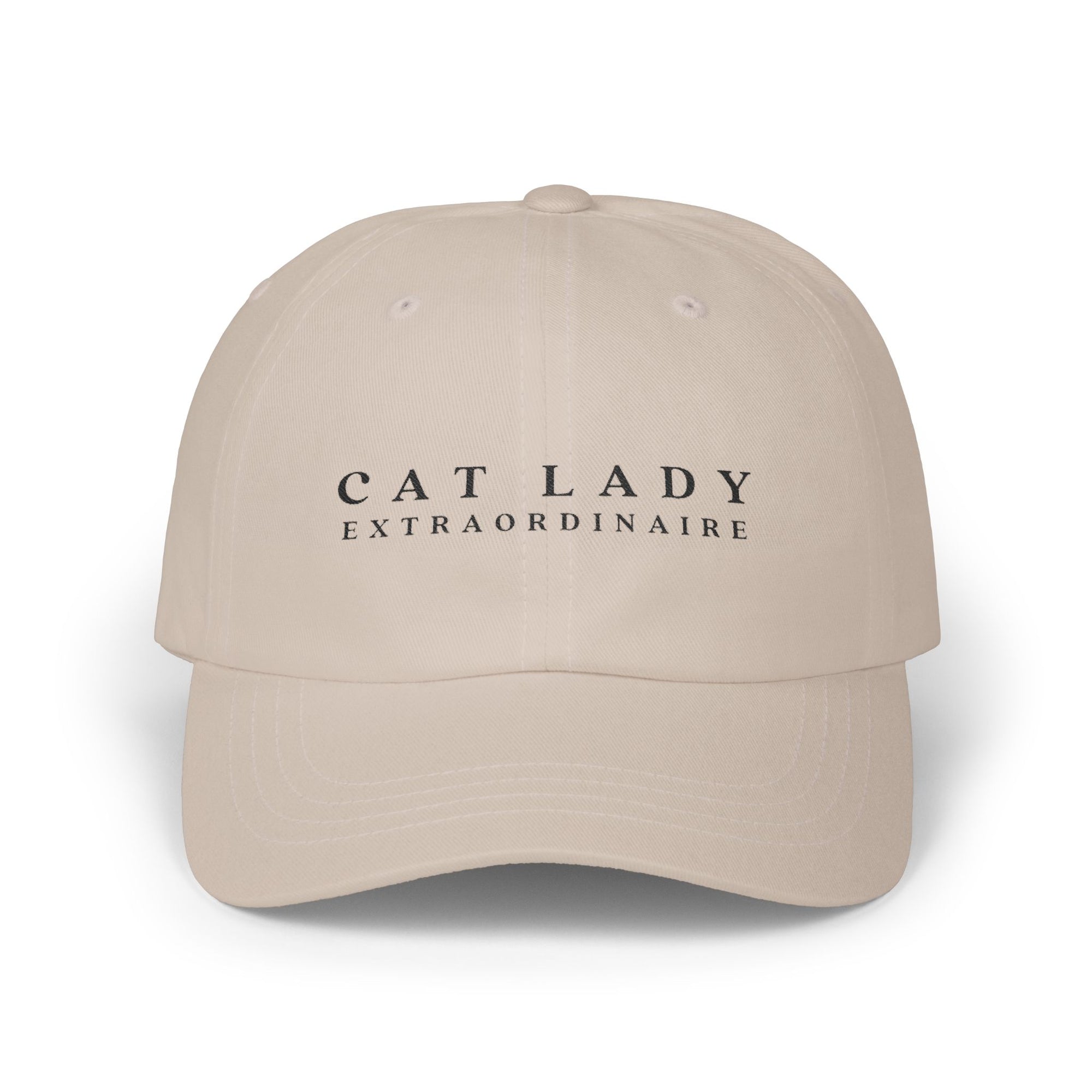 Cat Lady Extraordinaire Cap, Gift for Cat Ladies
