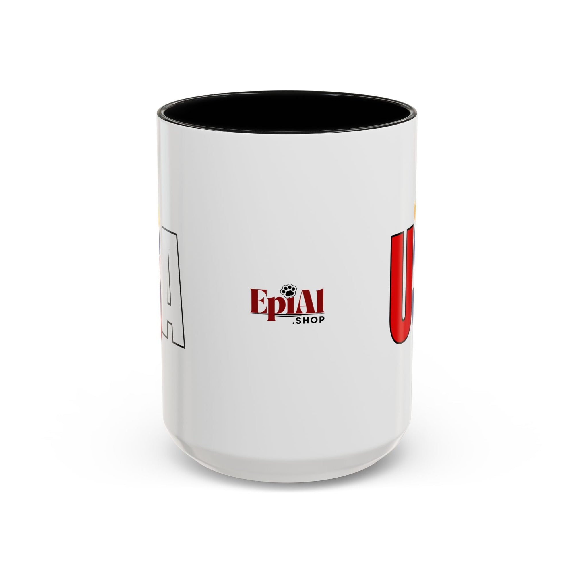 Trump USA Accent Coffee Mug Printify