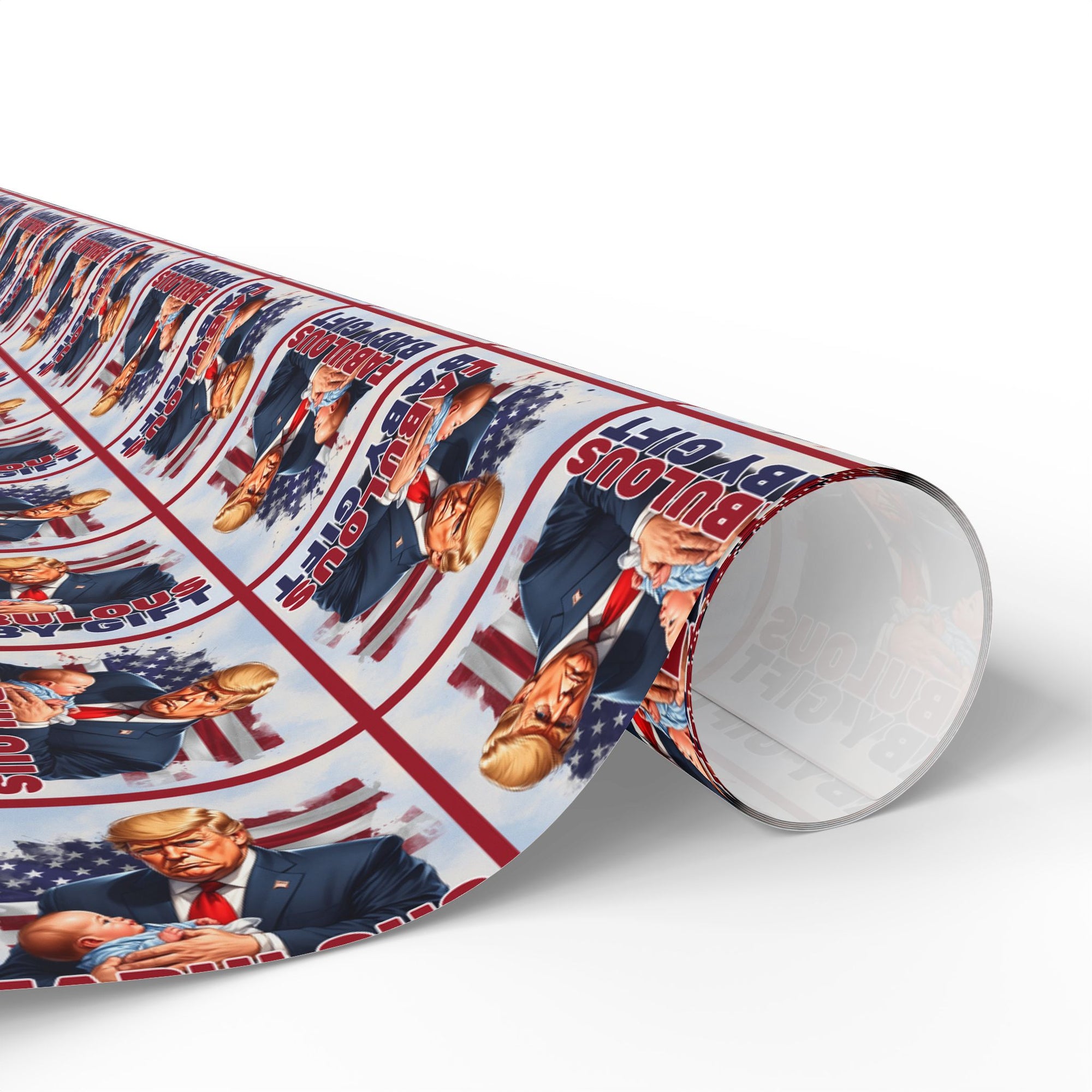 Trump Fabulous Baby Gift Wrapping Paper