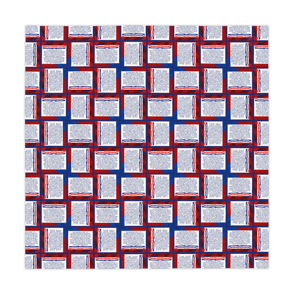 Make Family Dinners Great Again Parody Tablecloth – Funny Political Décor