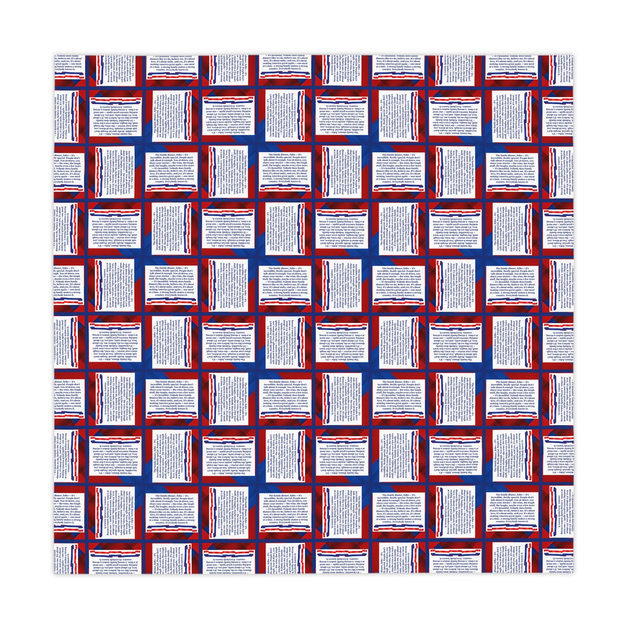 Make Family Dinners Great Again Parody Tablecloth – Funny Political Décor