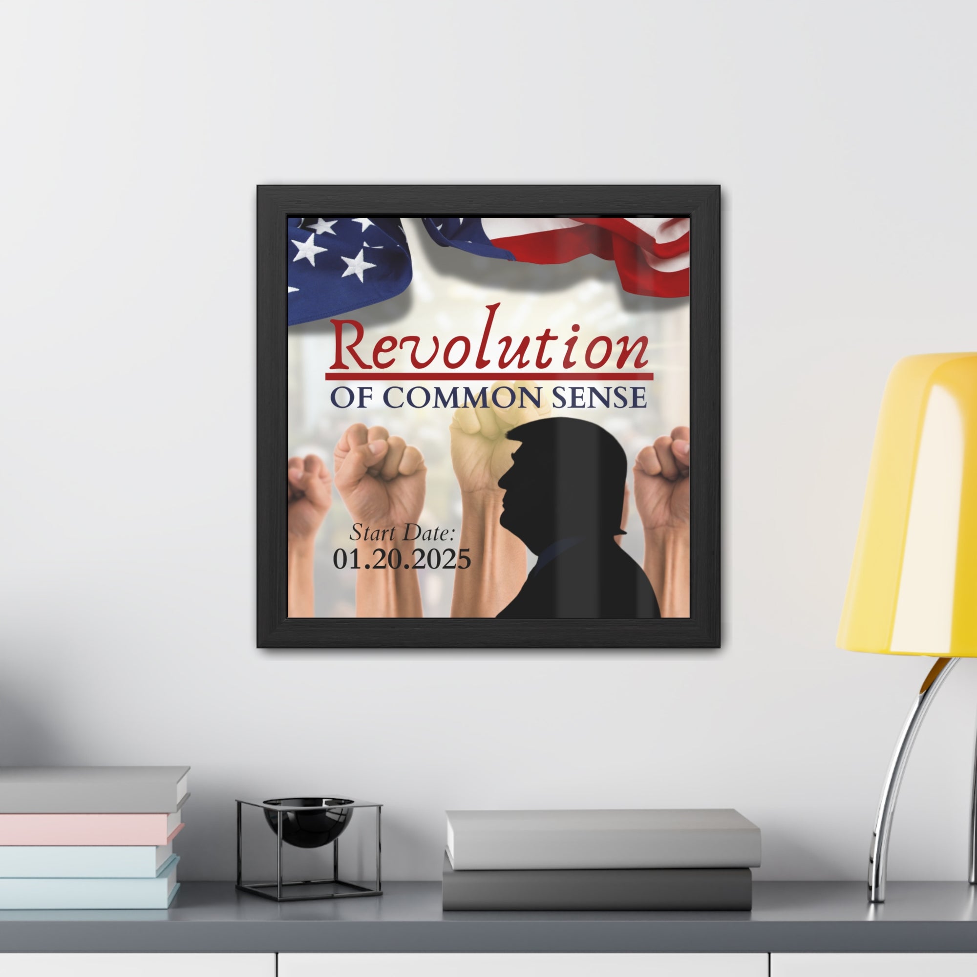 Trump Revolution of Common Sense Framed Posters
