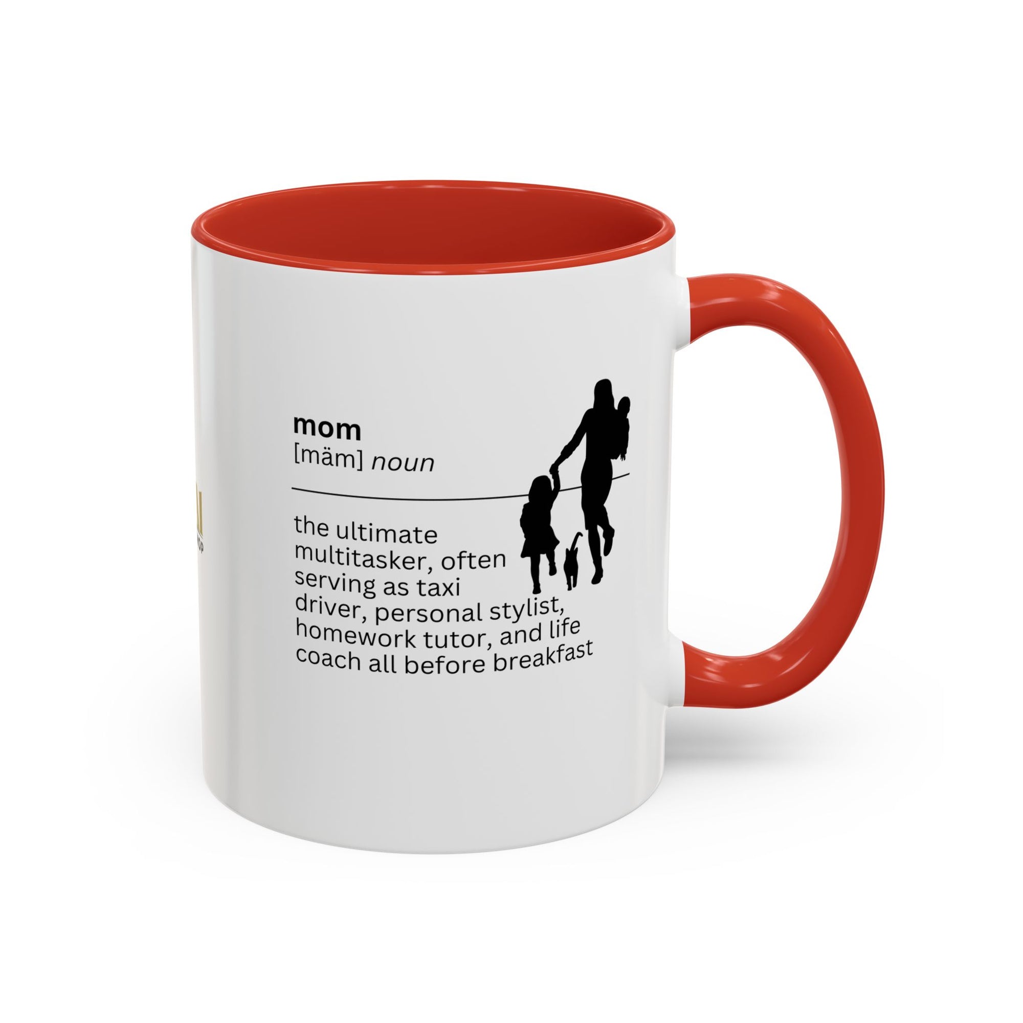 Mom Multitasker Accent Coffee Mug - Perfect Gift for Moms