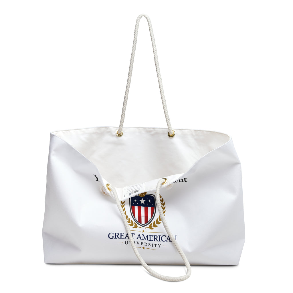 Associate Professor – Yugeology Department Weekender Tote | Political Parody