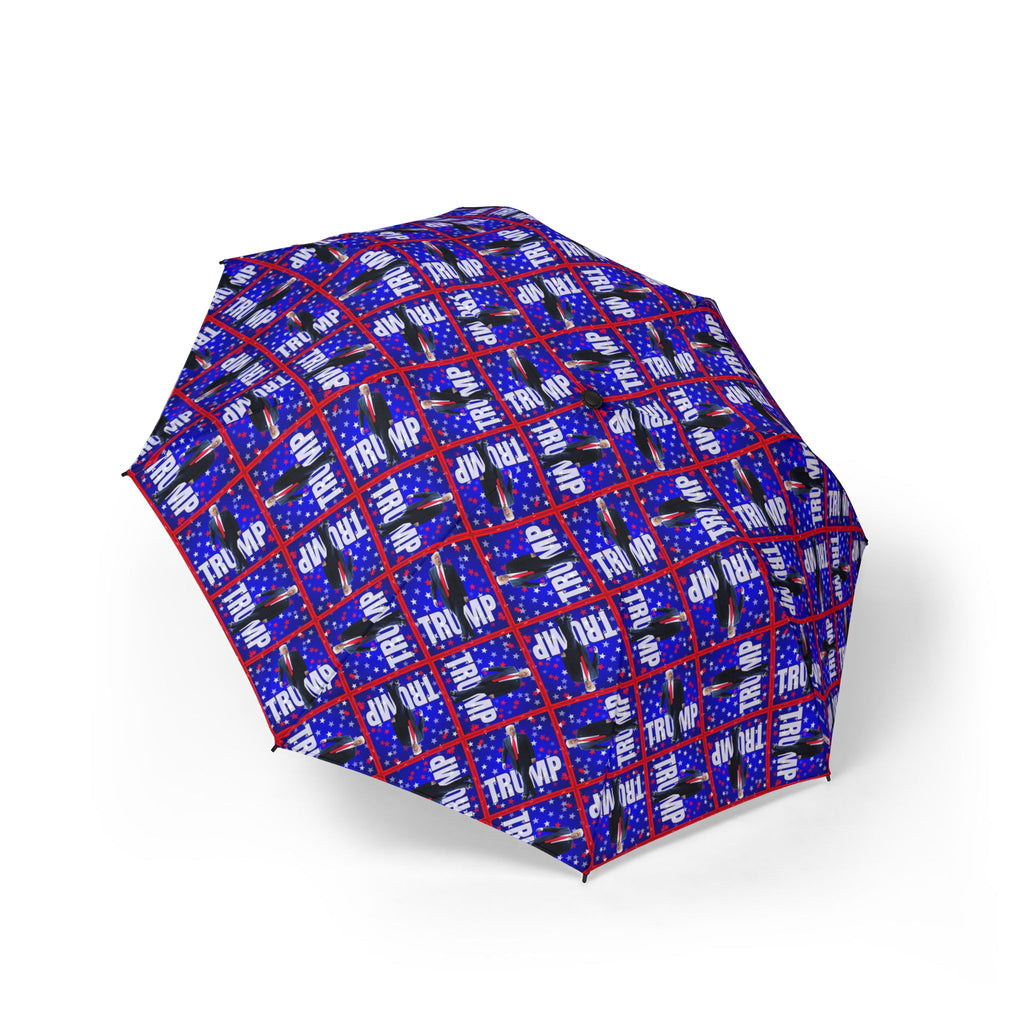 Trump-Themed Foldable Umbrella for All Weather
