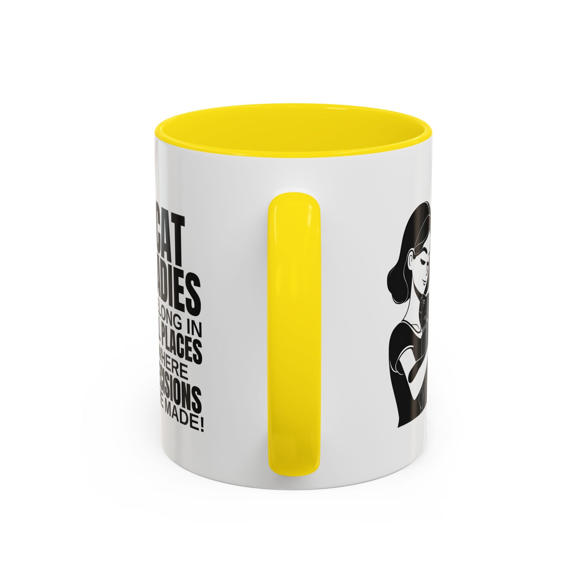 Cat Ladies Belong Accent Mug