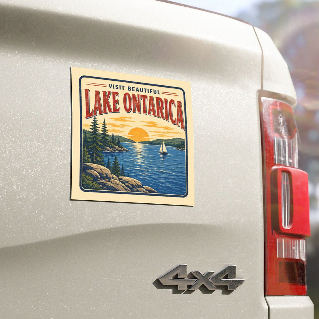 Visit Beautiful Lake Ontarica Car Magnet | Lake Ontario Humor
