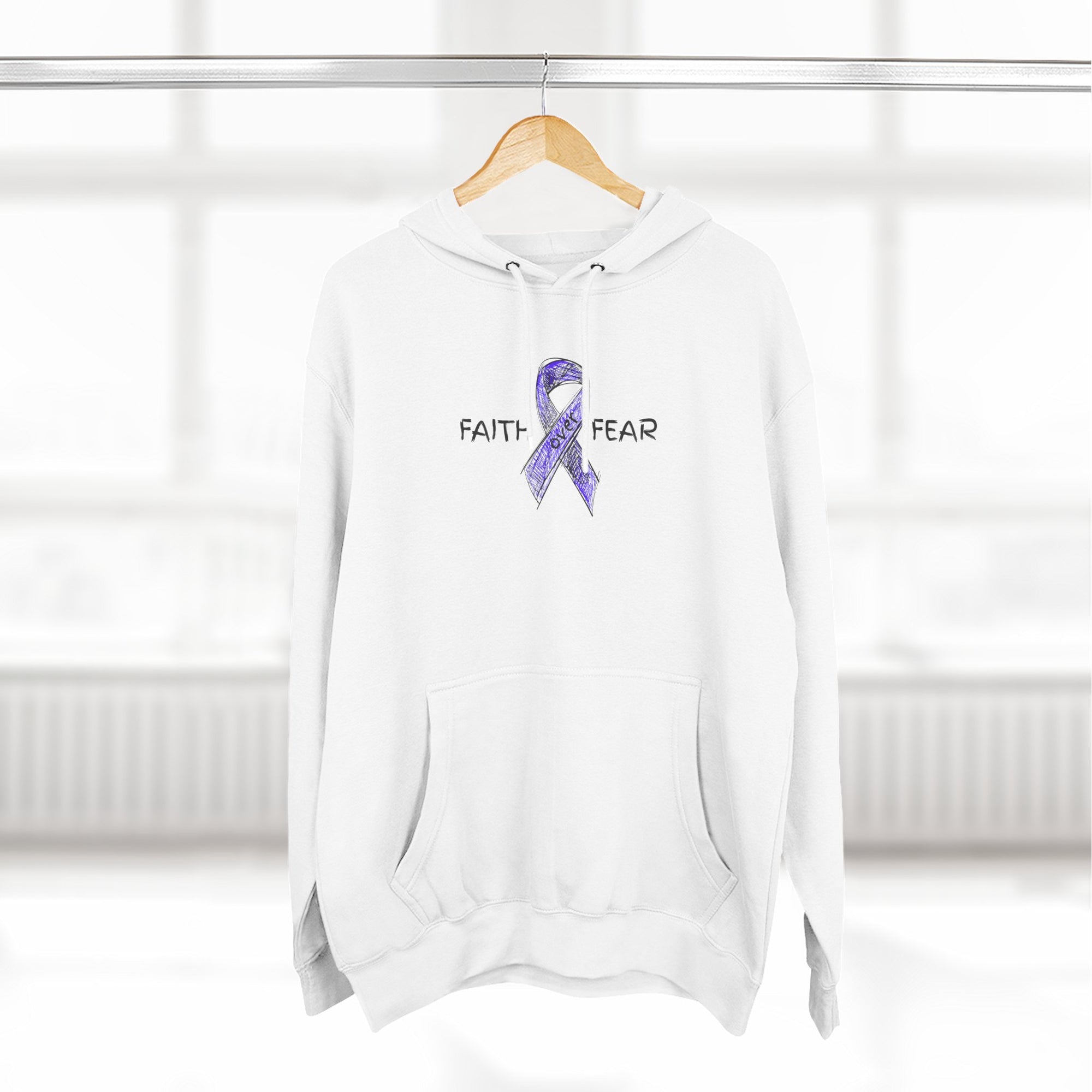 Faith Over Fear Epilepsy Awareness Hoodie