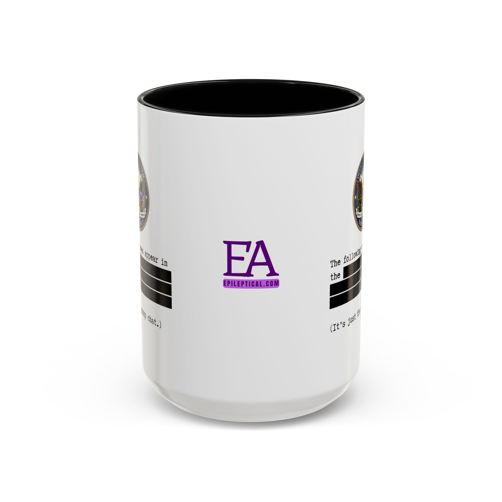 Unsealed Documents Coffee Mug – Redacted Files Political Satire Mug