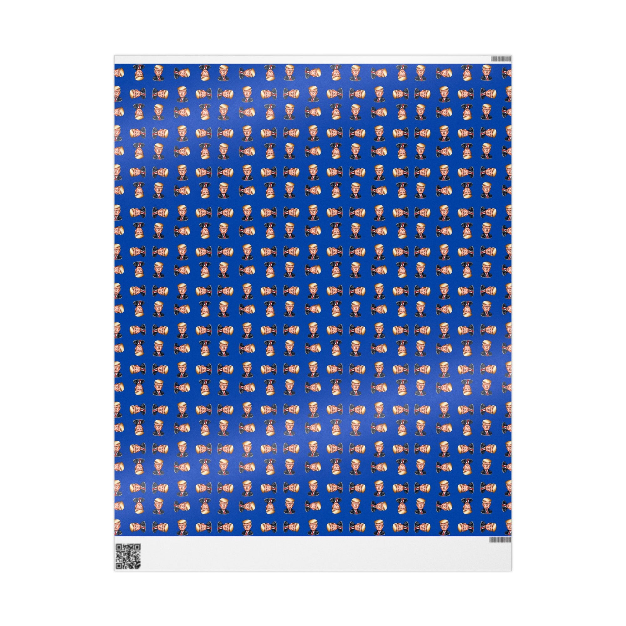 Colorful Trump Face Gift Wrap Paper for All Occasions