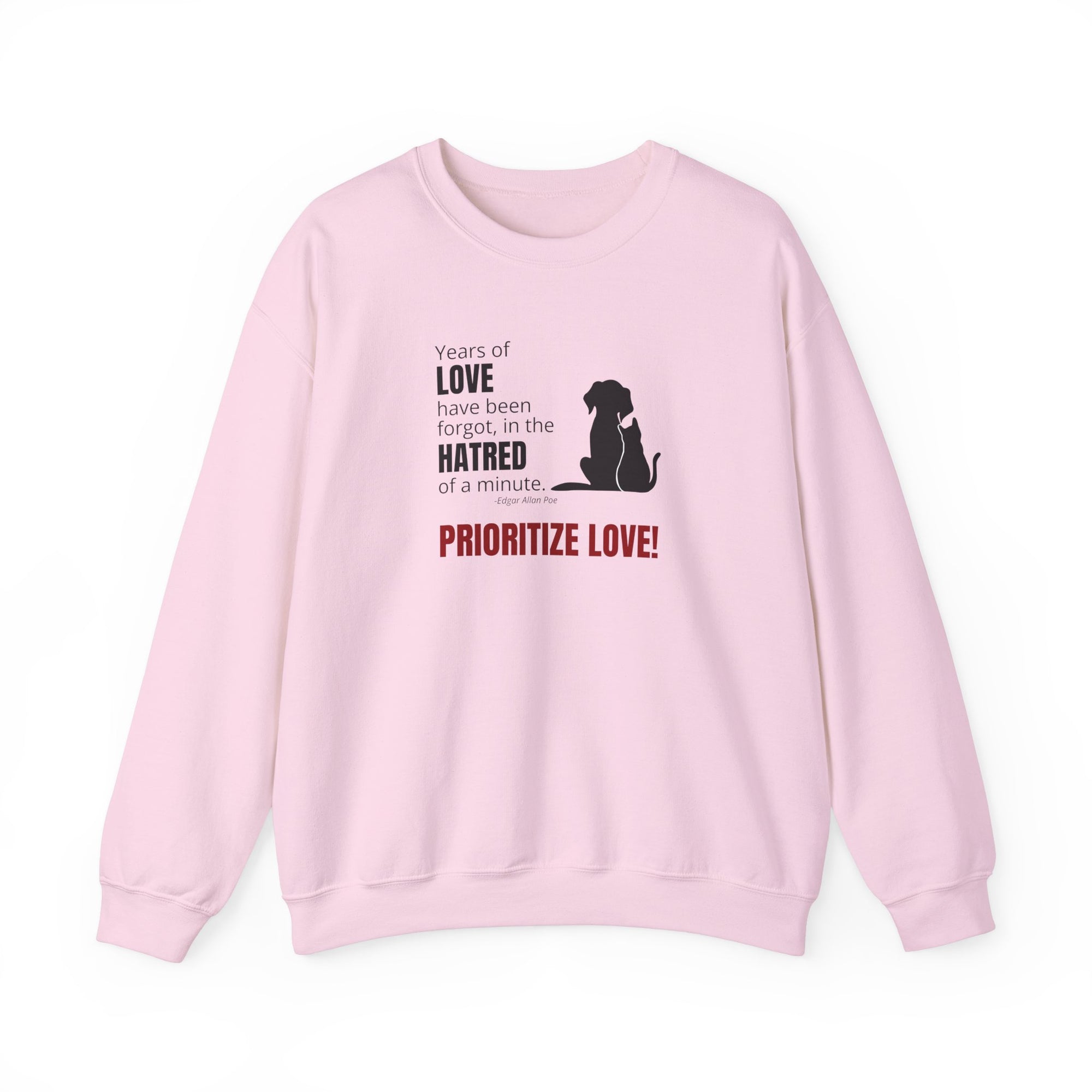 Prioritize Love Unisex Heavy Blend™ Crewneck Sweatshirt