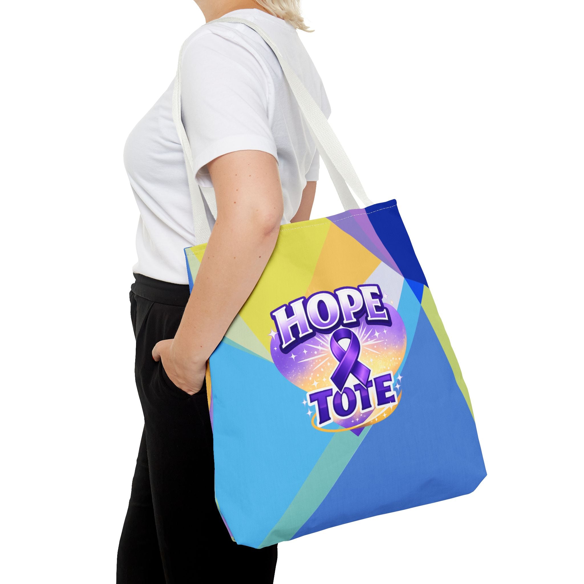 Hope Tote Epilepsy Awareness Ribbon Tote Bag