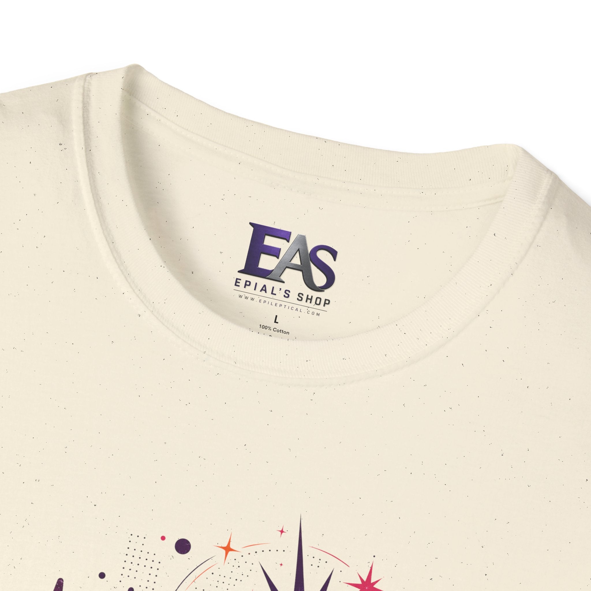 Static & Stardust Retro Epilepsy Awareness T-Shirt | Abstract Brainwave Tee